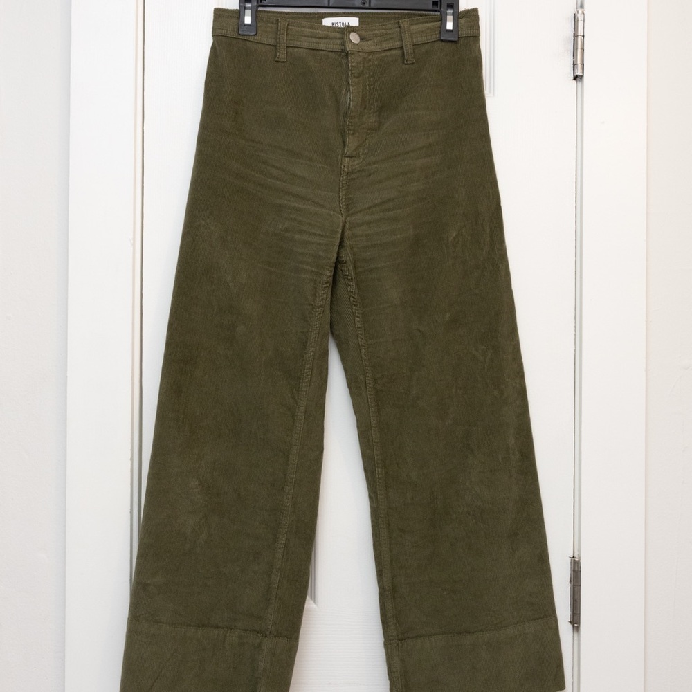 Pistola Penny Corduroy high rise cropped pant